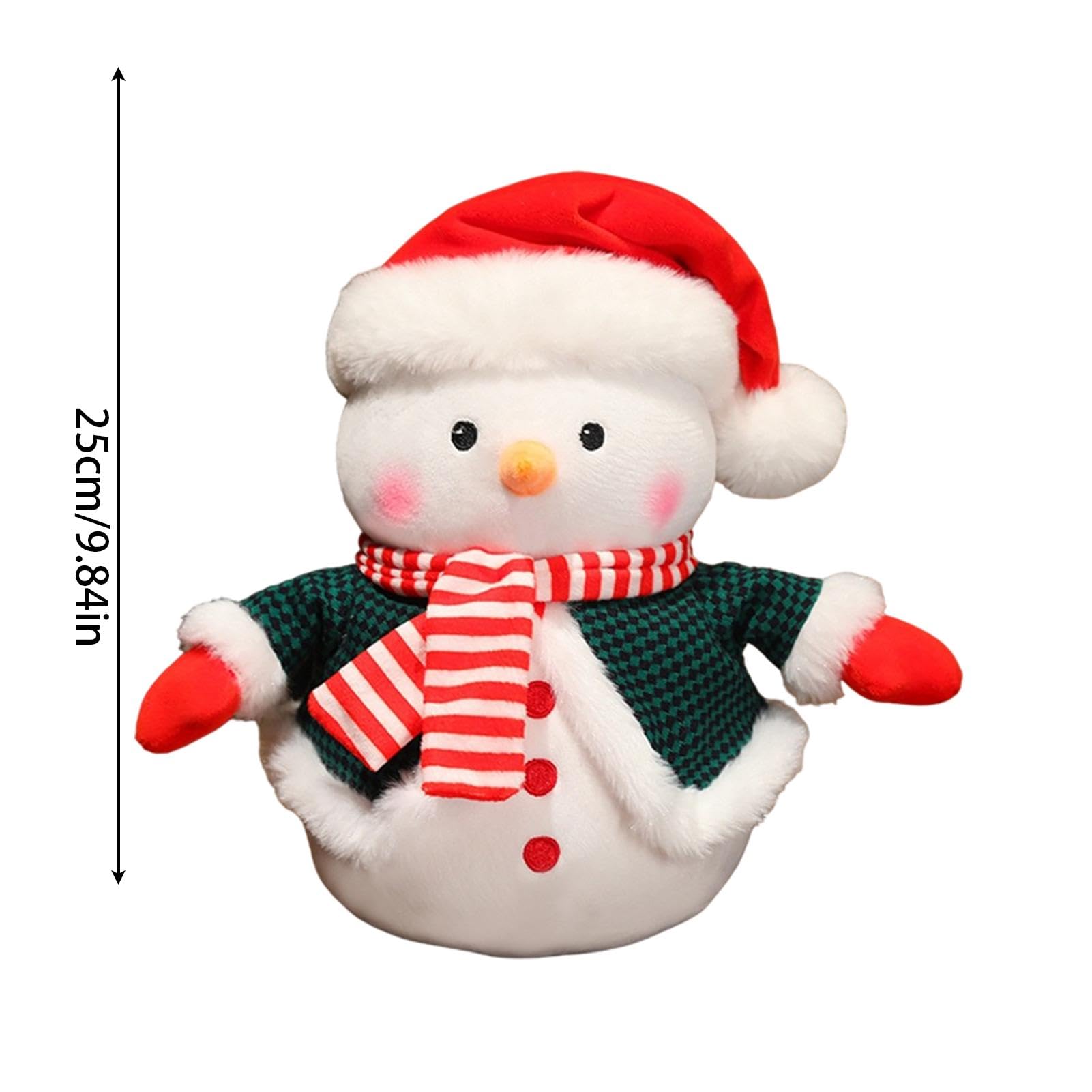 Amazon.co.jp: クリスマス雪だるまぬいぐるみ、かわいい雪だるま